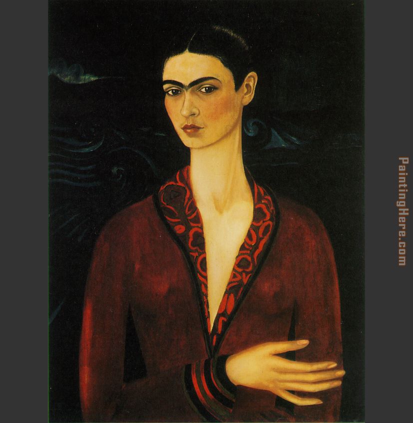 Self Portrait painting - Frida Kahlo Self Portrait art painting